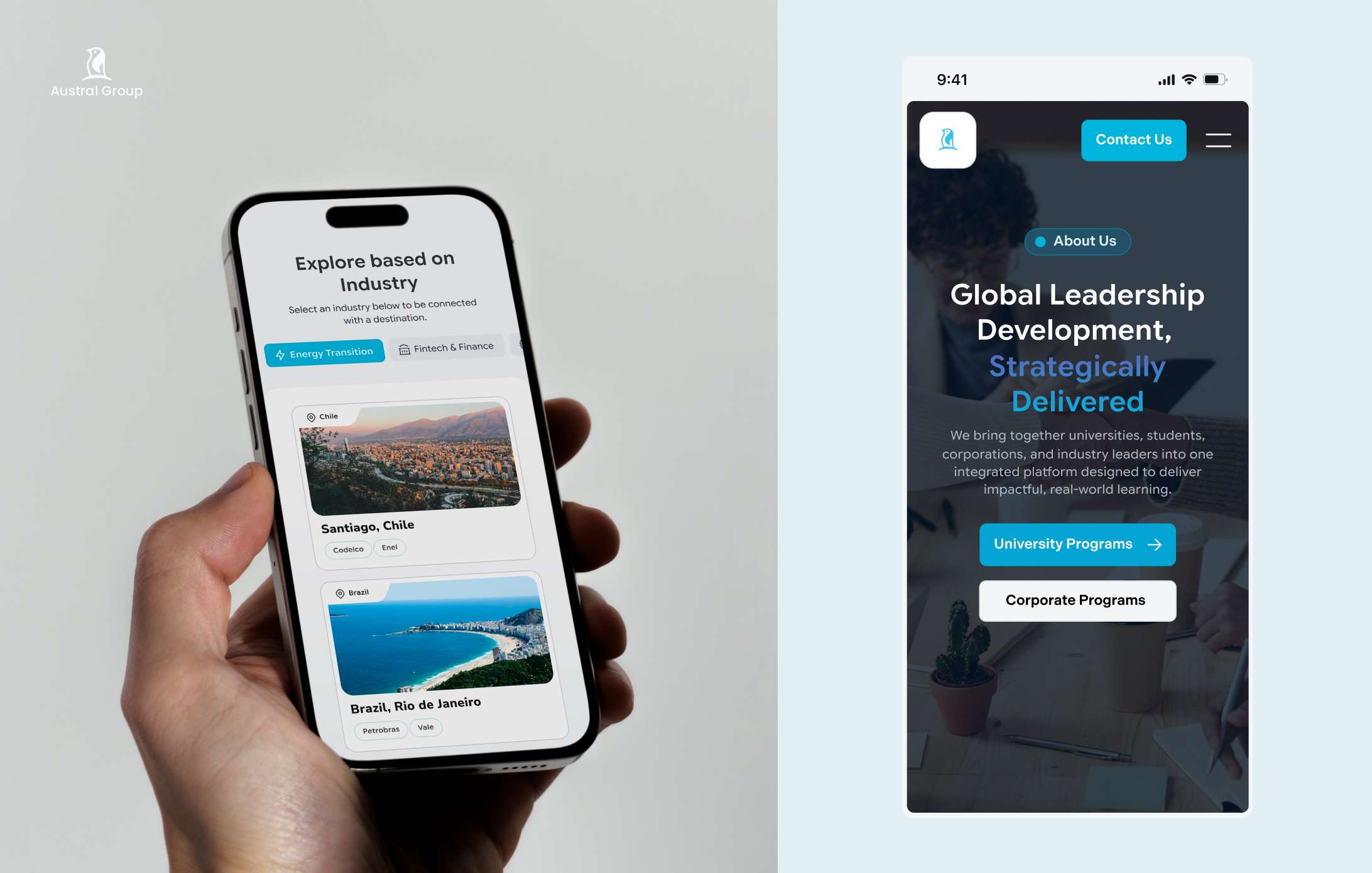Austral Group corporate experience