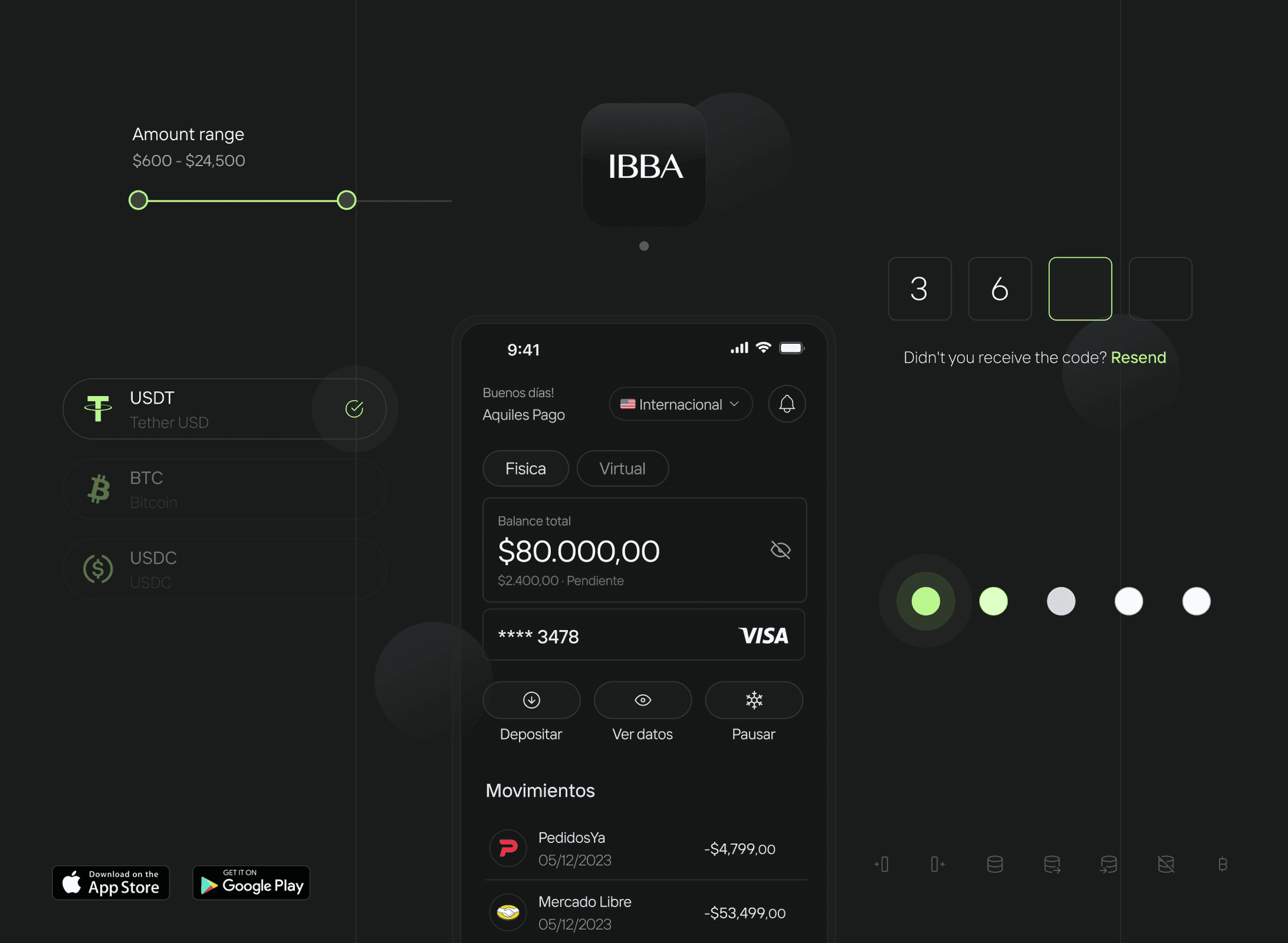 Cardhub homepage overview