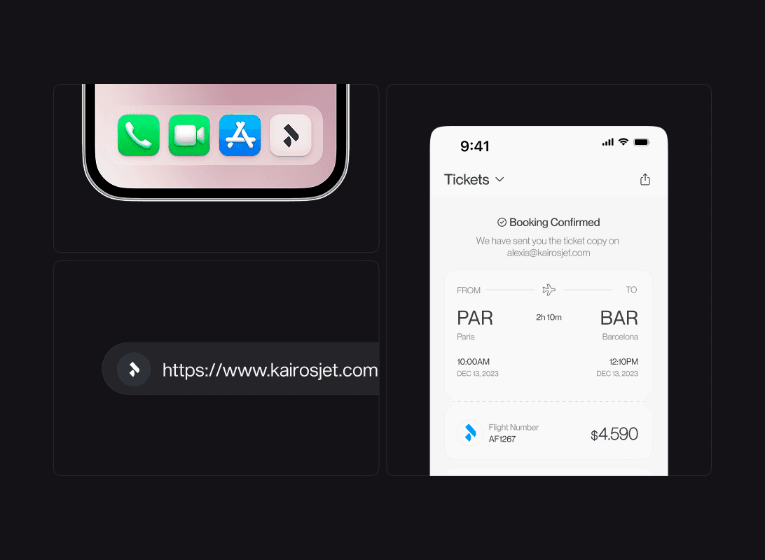 KairosJet brand texture