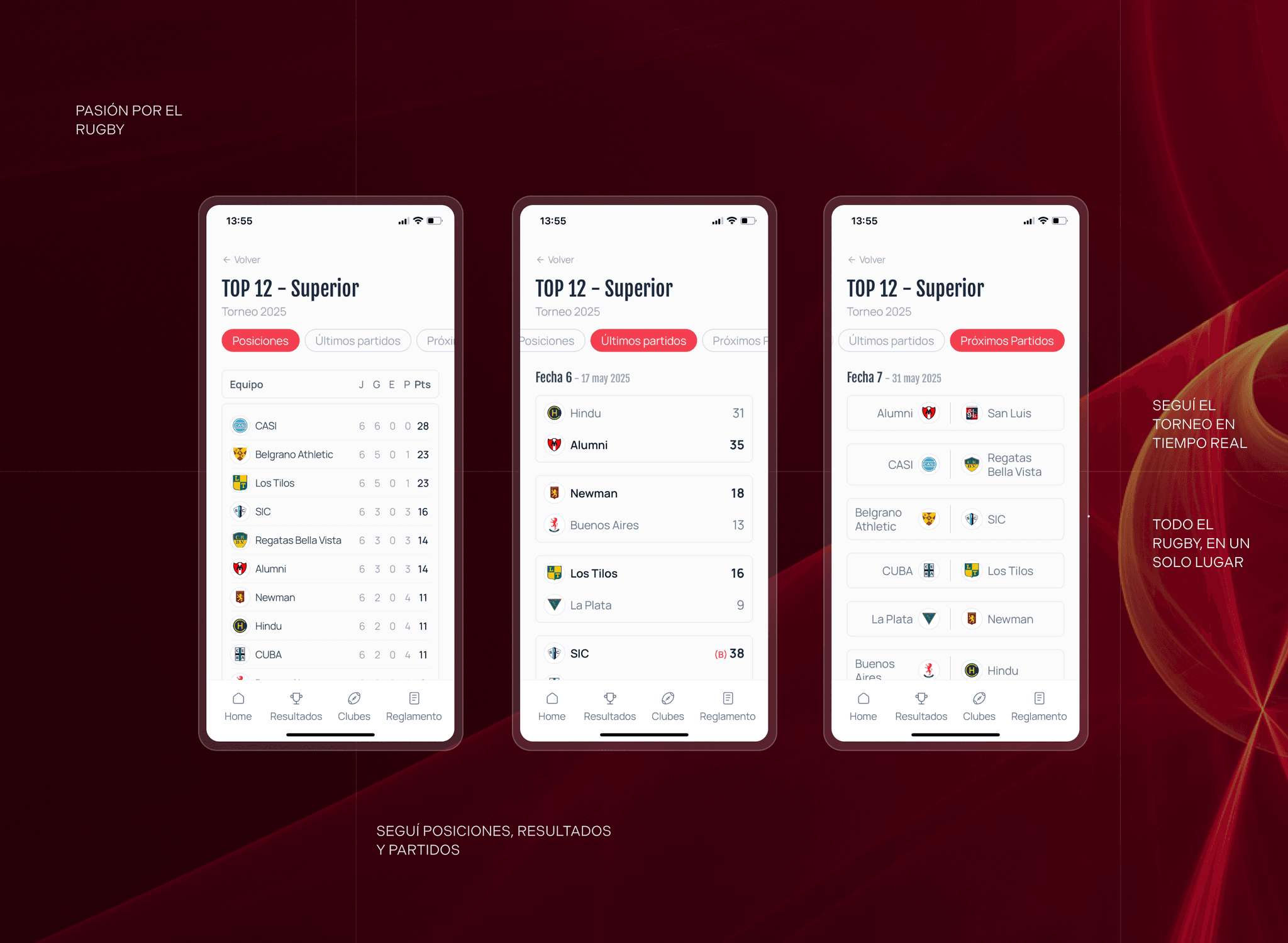 Urba homepage overview